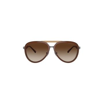 Emporio Armani ochelari de soare culoarea maro