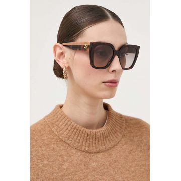 Gucci ochelari de soare femei, culoarea maro