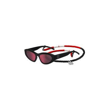 HUGO ochelari de soare culoarea negru
