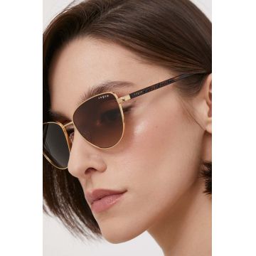 VOGUE ochelari de soare femei, culoarea maro