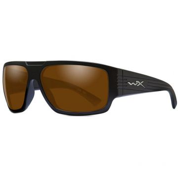 Ochelari de soare barbati ACVLS04 VALLUS Polarized Amber Matte Black Frame