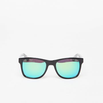 Horsefeathers Foster Sunglasses Zebra/Mirror Green