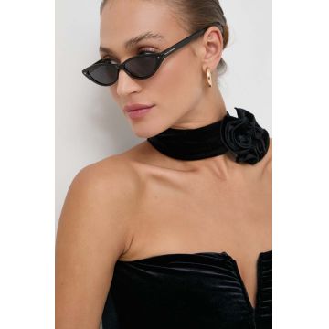 Chiara Ferragni ochelari de soare femei, culoarea negru
