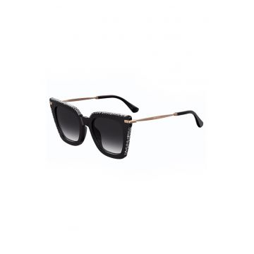 Ochelari de soare cat-eye cu detalii animal print Ciara