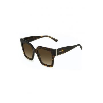 Ochelari de soare patrati cu aspect tortoise Edna