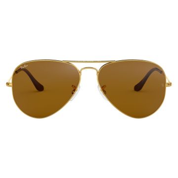 Ochelari de soare unisex Ray-Ban RB3025 001/33 Aviator Large Metal