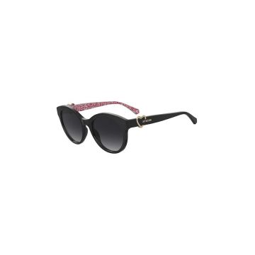 Love Moschino ochelari de soare femei, culoarea negru