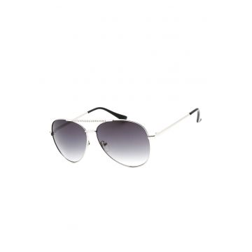 Ochelari de soare aviator cu rama metalica