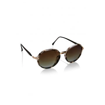 Ochelari de soare rotunzi unisex cu lentile polarizate