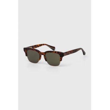 AllSaints ochelari de soare femei, culoarea maro