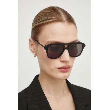 AllSaints ochelari de soare femei, culoarea negru