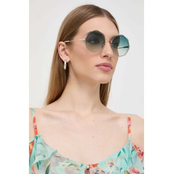Chloé ochelari de soare femei, culoarea auriu Chloé ochelari de soare femei, culoarea auriu
