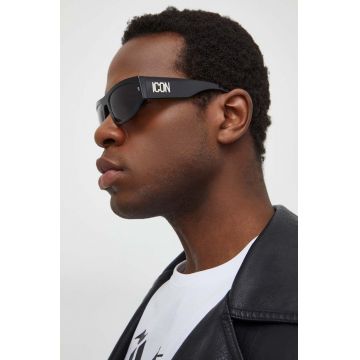 DSQUARED2 ochelari de soare barbati, culoarea negru