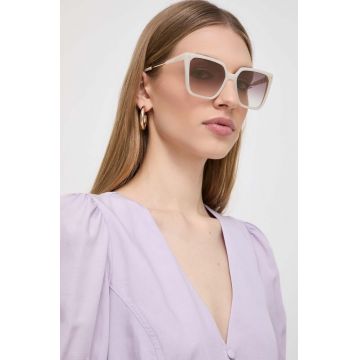 DSQUARED2 ochelari de soare femei, culoarea alb