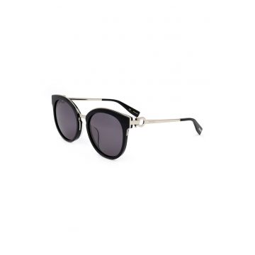 Ochelari de soare cat-eye cu lentile uni