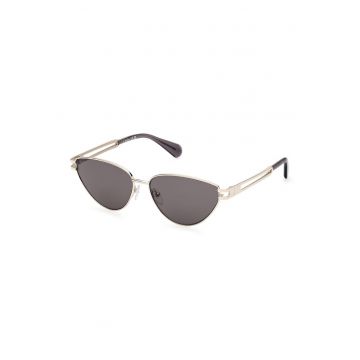 Ochelari de soare cat-eye cu rama metalica