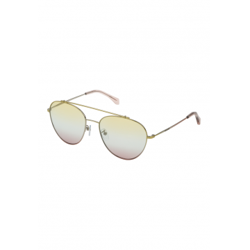 Ochelari de soare pilot cu lentile in degrade Ochelari de soare pilot cu lentile in degrade