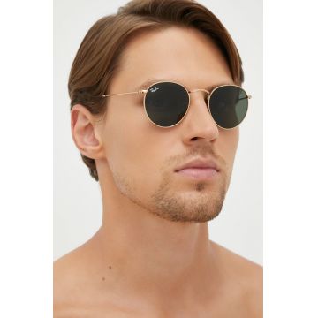 Ray-Ban ochelari barbati, culoarea auriu