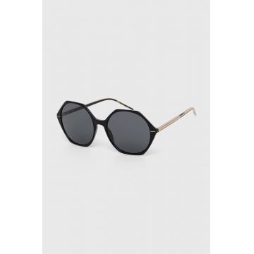 BOSS ochelari de soare femei, culoarea negru