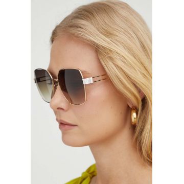 Furla ochelari de soare femei, culoarea maro, SFU716_590300