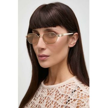 Gucci ochelari de soare femei, culoarea bej