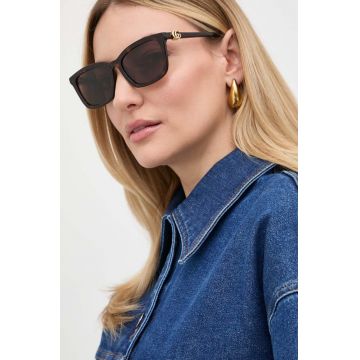 Gucci ochelari de soare femei, culoarea maro