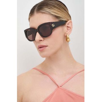 Gucci ochelari de soare femei, culoarea maro