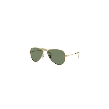 Ochelari de soare aviator cu lentile polarizate si rama metalica - Auriu