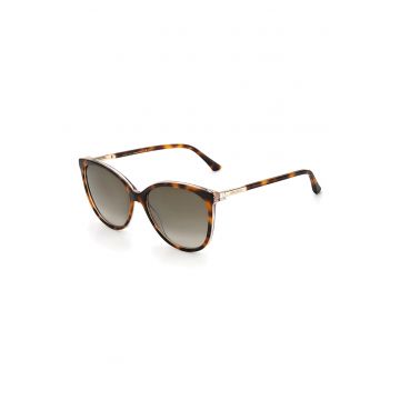 Ochelari de soare cat-eye cu model tortoise Lissa