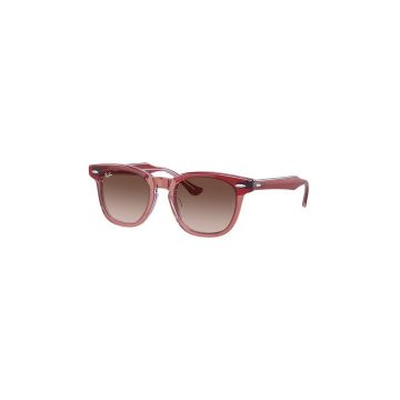 Ray-Ban ochelari de soare copii culoarea rosu, 0RJ9098S