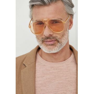 Tom Ford ochelari de soare barbati, culoarea bej, FT1061_6445E
