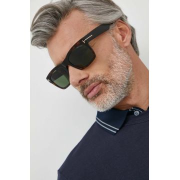 Tom Ford ochelari de soare barbati, culoarea maro, FT1062_5652N