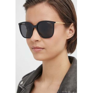 VOGUE ochelari de soare femei, culoarea negru, 0VO5564S