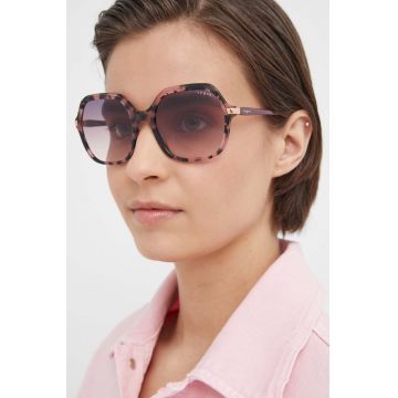 VOGUE ochelari de soare femei, culoarea roz, 0VO5561S