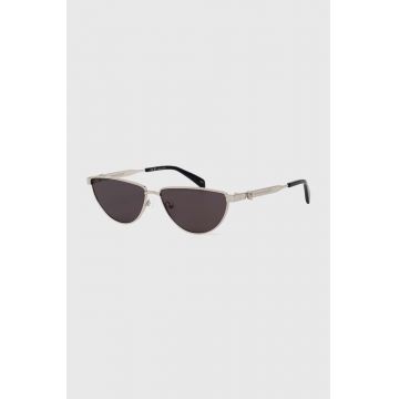Alexander McQueen ochelari de soare femei, culoarea argintiu, AM0456S