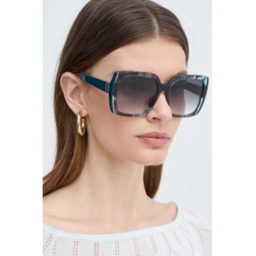Furla ochelari de soare femei, culoarea turcoaz, SFU707_560VBG