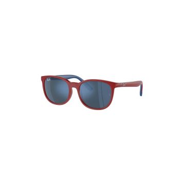Ray-Ban ochelari de soare copii culoarea bordo, 0RJ9079S