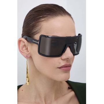 Tom Ford ochelari de soare femei, culoarea negru, FT1118_0001A