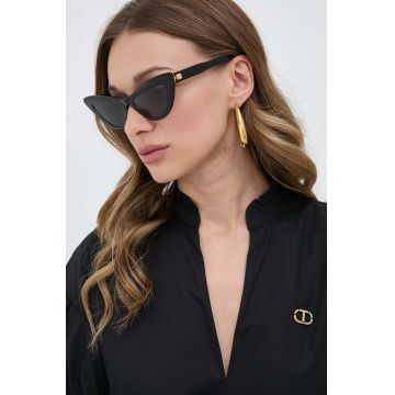 Balmain ochelari de soare femei, culoarea negru