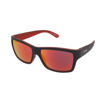 Ochelari de soare ,Sports Ochelari de vedere Alpina Kacey Black Matt Red/Red Mirror