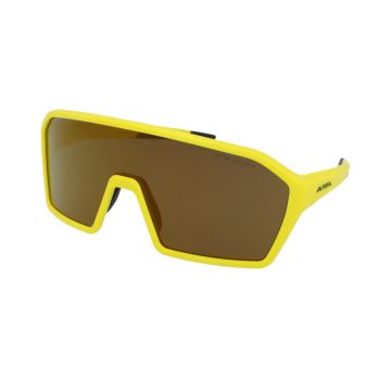 Ochelari de soare ,Sports Ochelari de vedere Alpina Ram HM+ Pineapple Matt/Gold Mirror