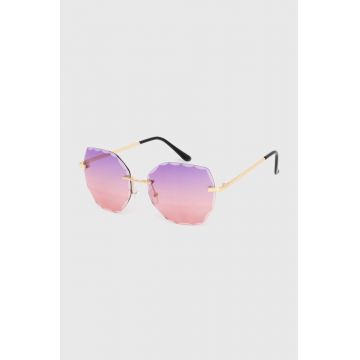 Answear Lab ochelari de soare femei, culoarea violet