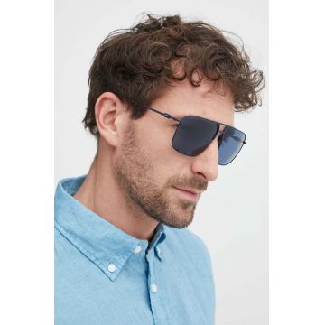 Armani Exchange ochelari de soare barbati, culoarea albastru marin, 0AX2050S