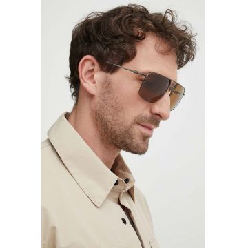 Armani Exchange ochelari de soare barbati, culoarea argintiu, 0AX2050S