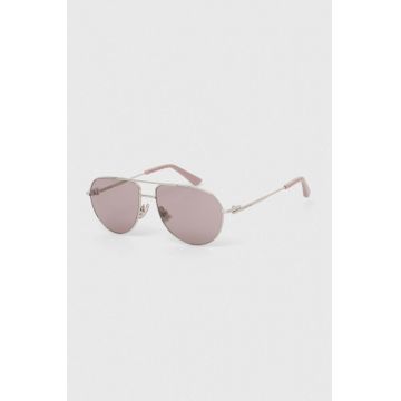 Bottega Veneta ochelari de soare culoarea argintiu, BV1302S