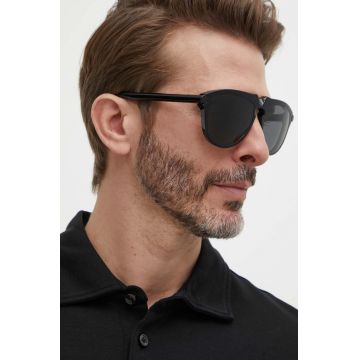 Burberry ochelari de soare barbati, culoarea negru, 0BE4417U