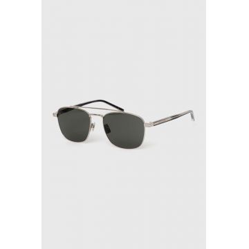 Saint Laurent ochelari de soare culoarea argintiu, SL 665