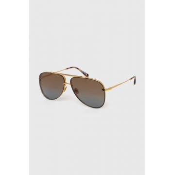 Tom Ford ochelari de soare barbati, culoarea auriu, FT1071_6230F