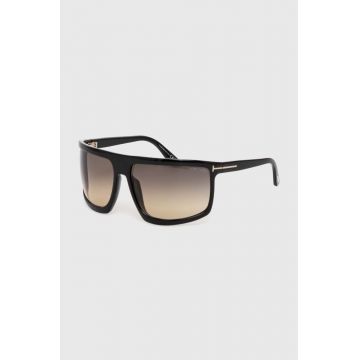 Tom Ford ochelari de soare culoarea negru, FT1066_6801B
