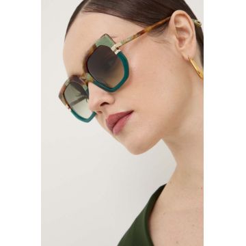 Tom Ford ochelari de soare femei, culoarea maro, FT1064_5952S
